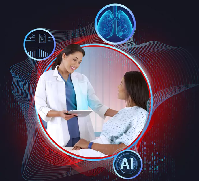 Image of a medical AI